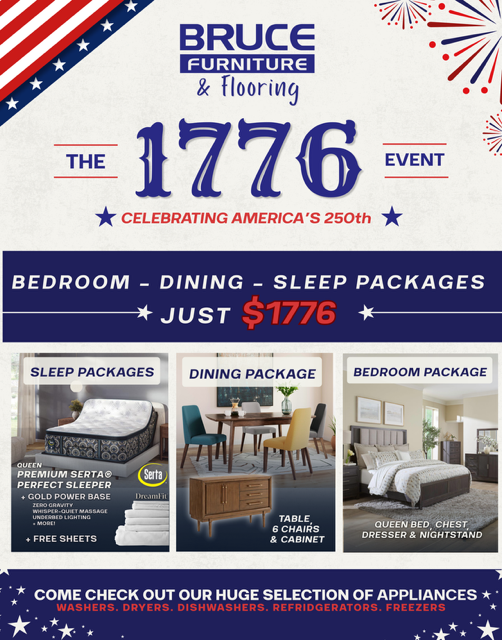 1776 Sale Event - Bruce Furniture
